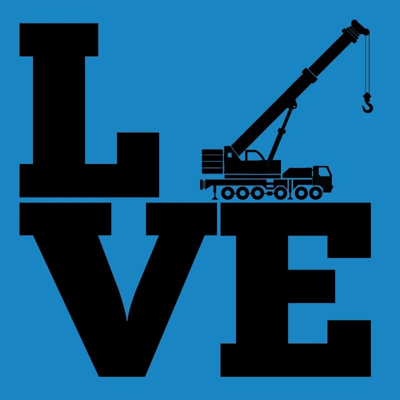 Crane Construction Crane Construction Machine Vehicle Work Gift