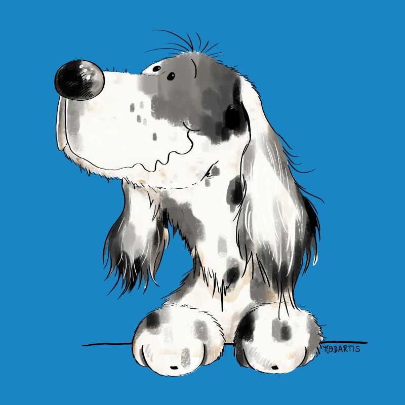 Englischer Setter I Hunde Comic Geschenk