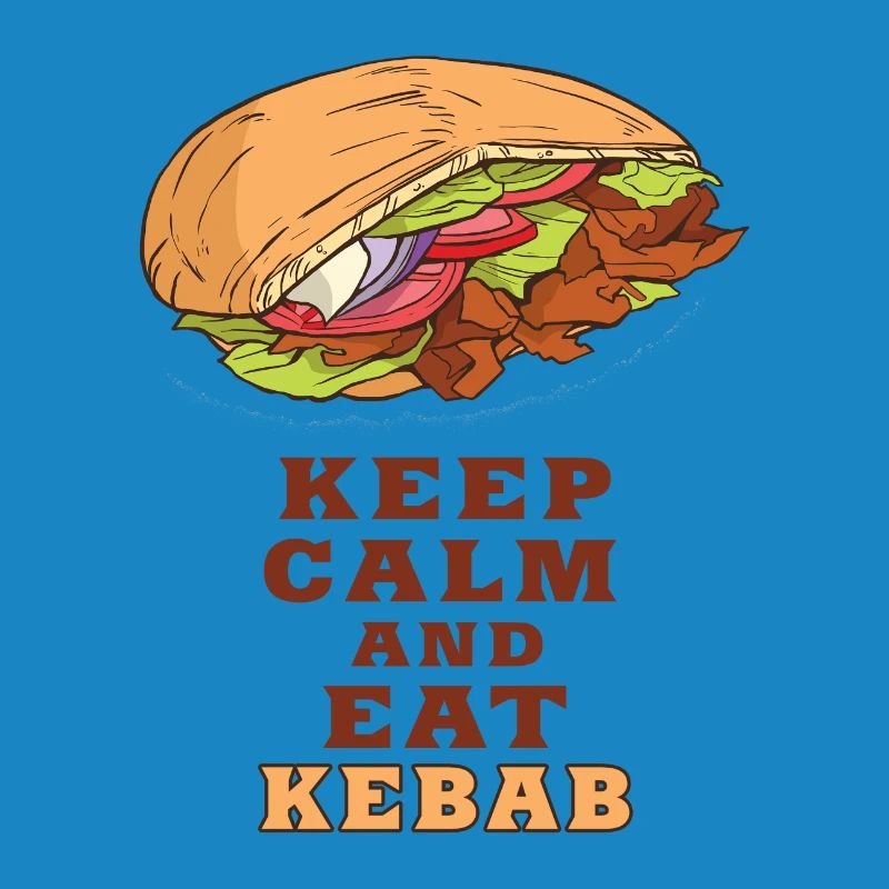 Keep Calm und esse Kebab / Geschenkidee