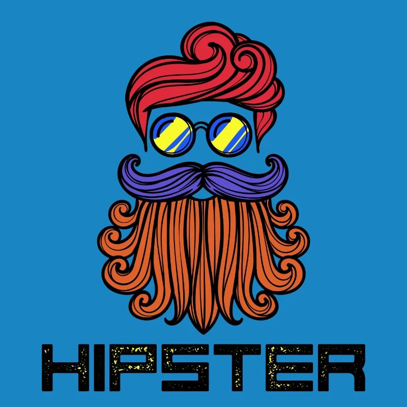 Bart Hipster Spruch Bartfrisur Bartträger