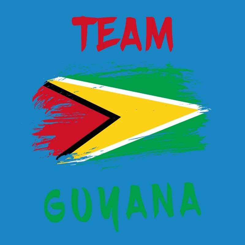 Drapeaux de l'équipe Guyane