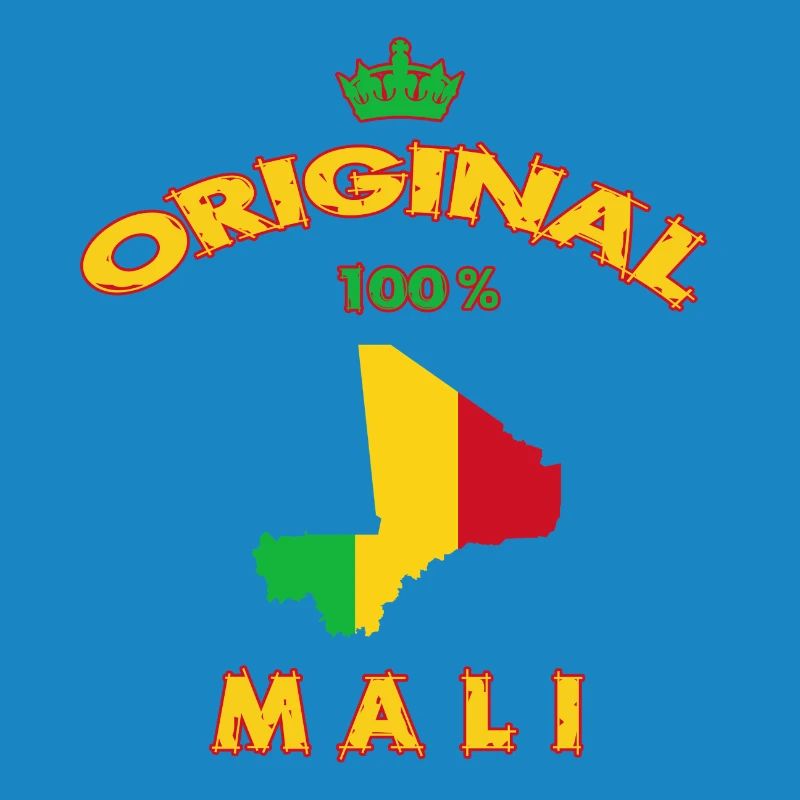 Drapeau du Mali 100 % original