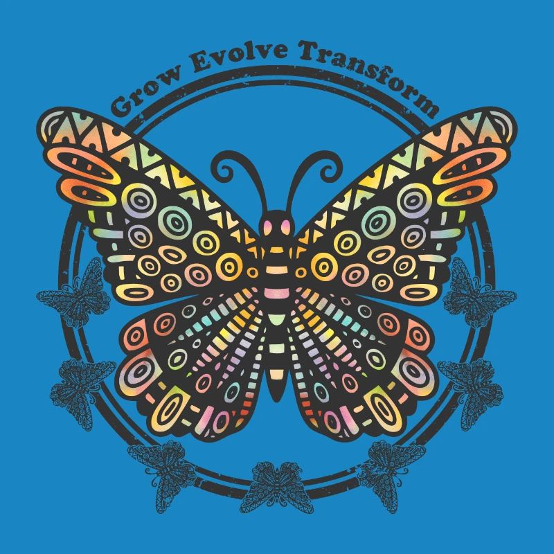 Boho Style Butterfly - Grow Evolve Transform