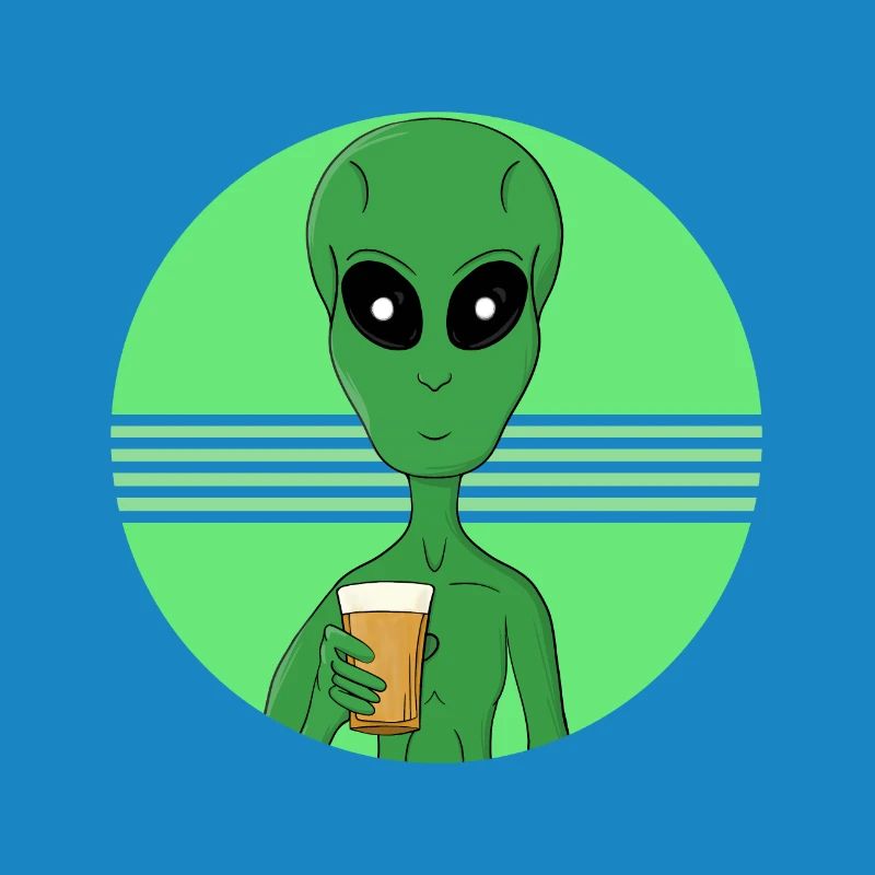 An Alien Having Fun