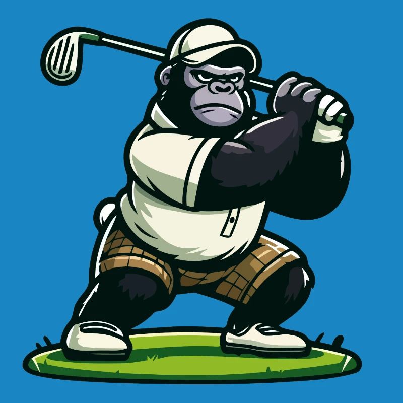 Gorille de golf