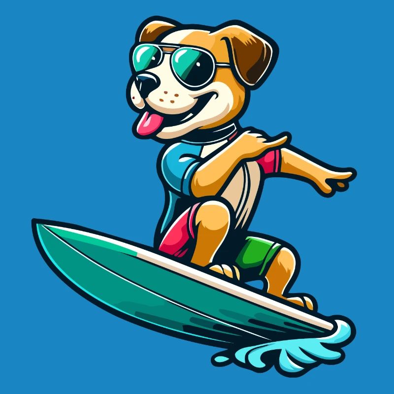 Copain de surf des vagues