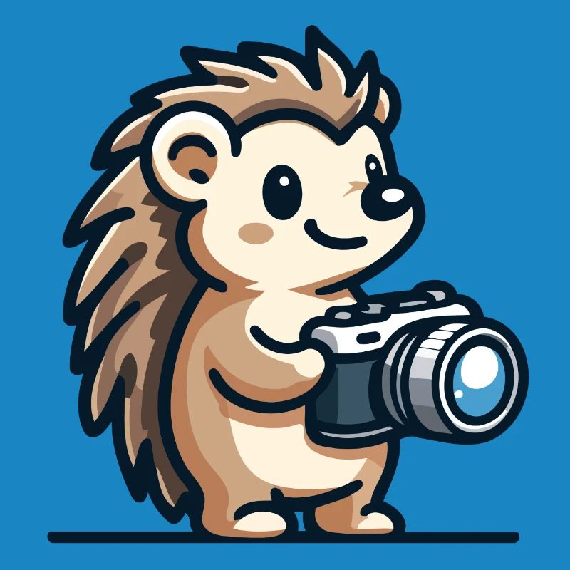 Schnappschuss-Igel: Der Shutterbug-Kumpel