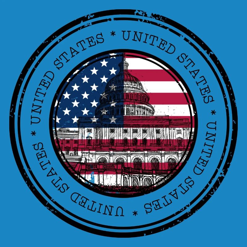 Drapeau du Capitole Cercle Emblème