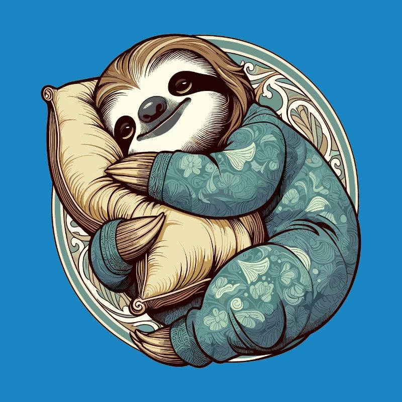 Sloth Sleeping Passion Gift