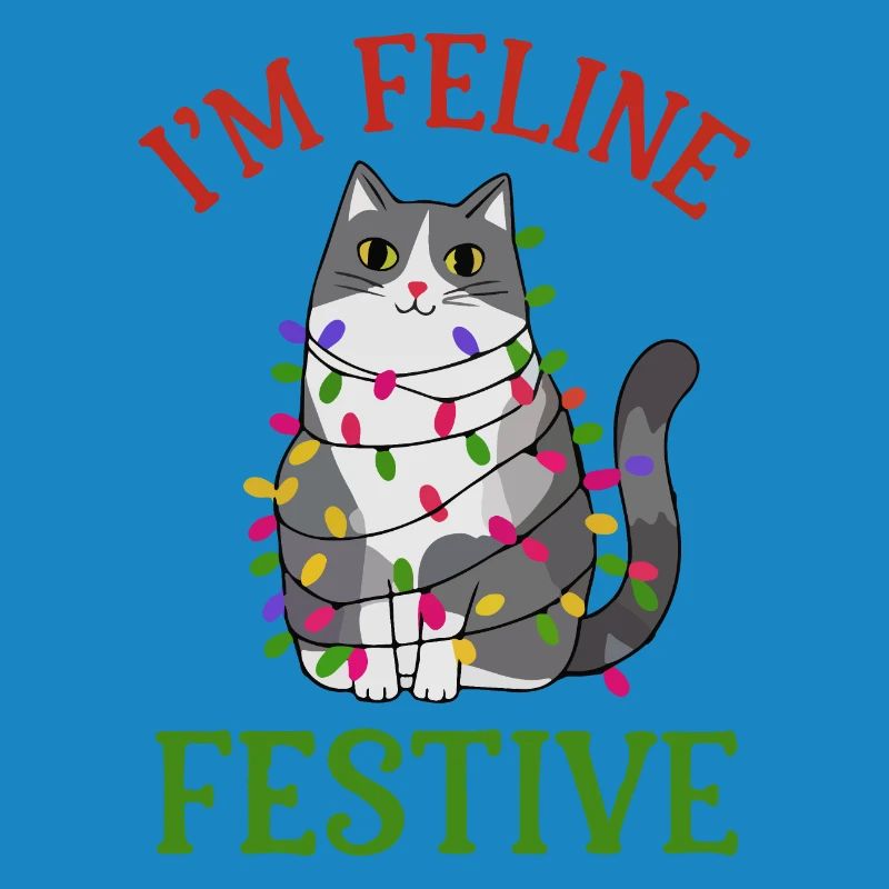 Feline Festive Light String Design