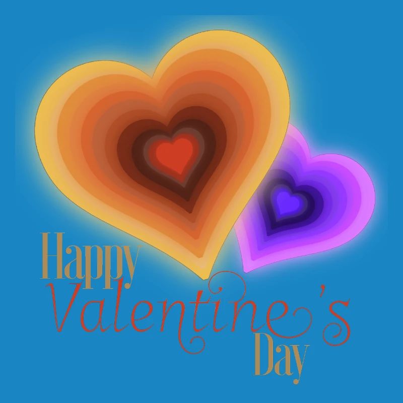 Saint Valentin - Coeurs Groovy Flash