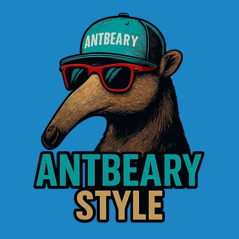 Dessin animé de Fourmilier style Antbeary