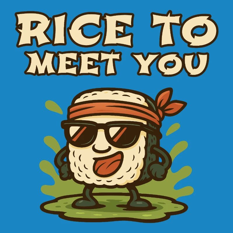 Riz pour te rencontrer Riz de dessins animés