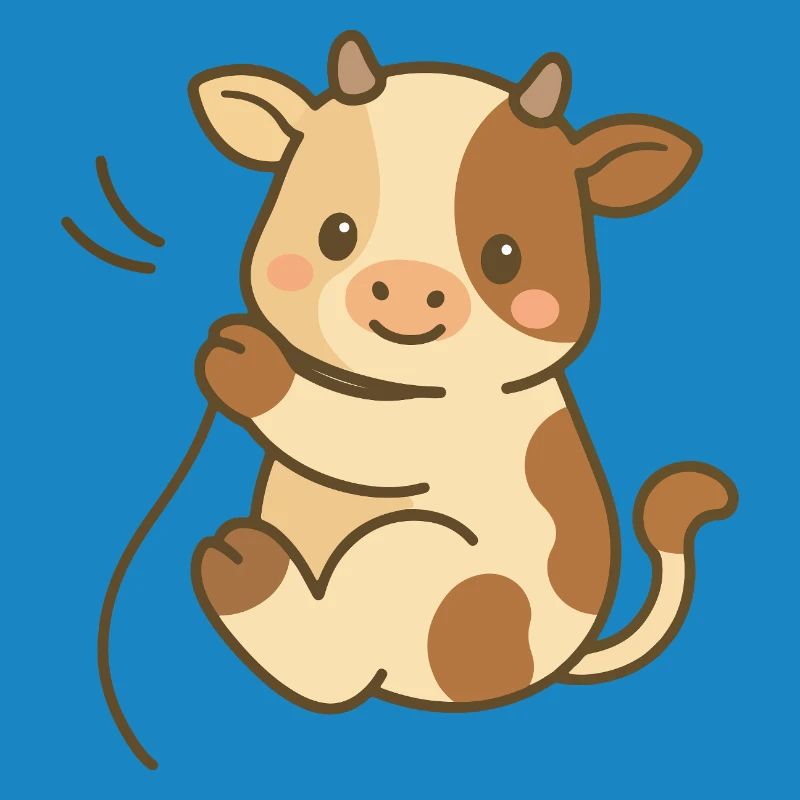 Cuddly Calf Charm
