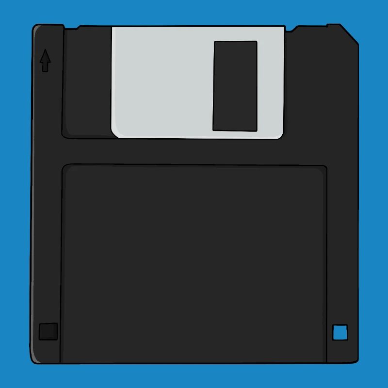 Nostalgic 3½ inch Diskette Retro Floppy Disk