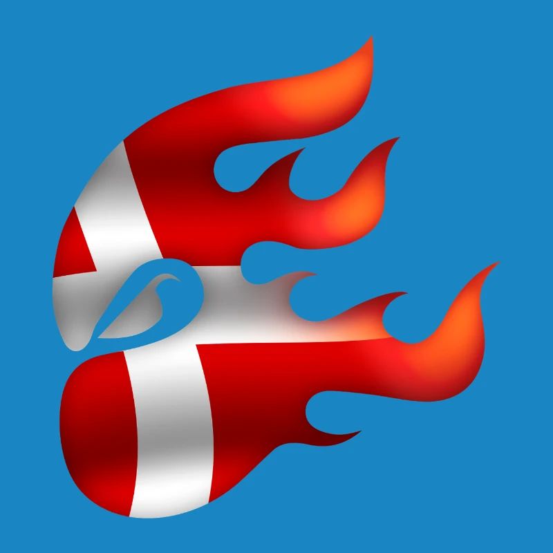 Drapeau du Danemark - Danemark - Ninja