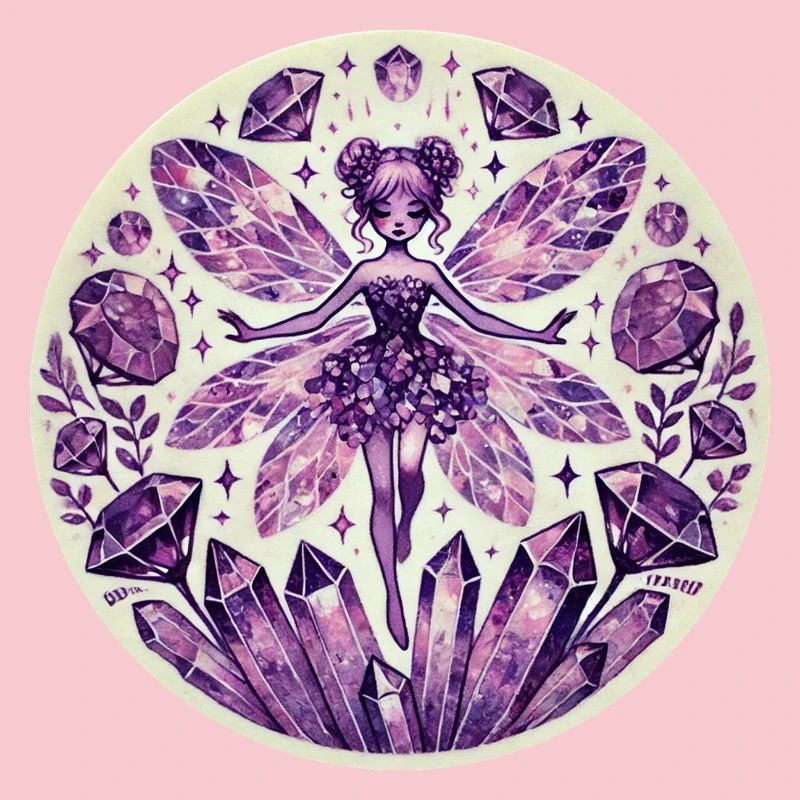 Conception de fée de cristal mystique