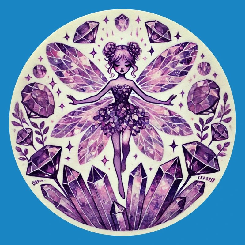 Conception de fée de cristal mystique