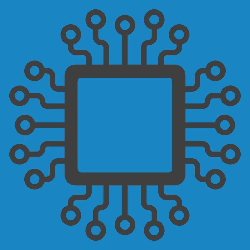 Microchip Circuit Icon Logo