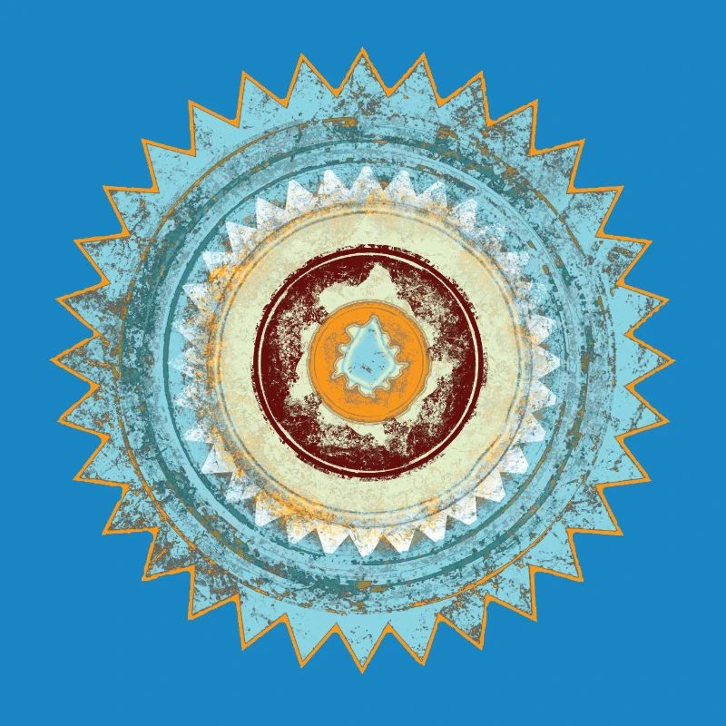 Conception abstraite du mandala zen