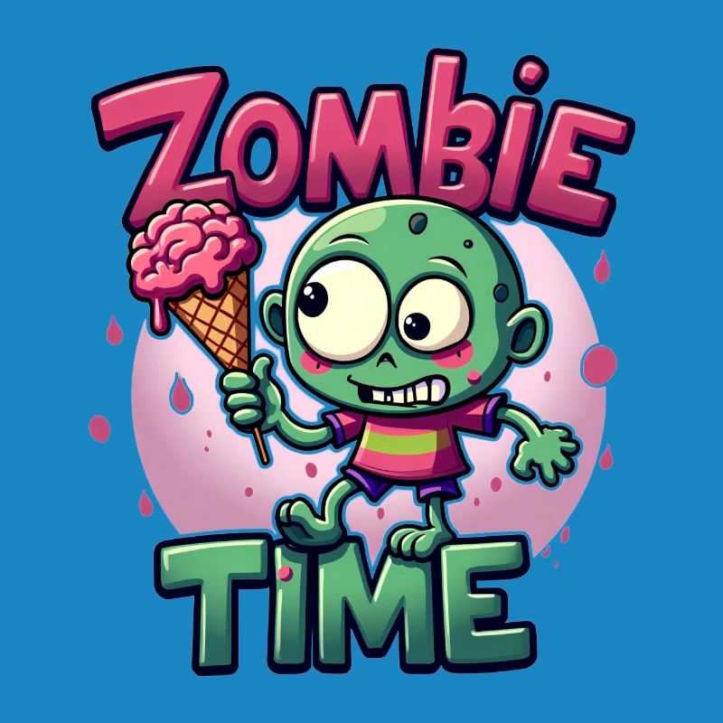 Zombie Time Eiscreme Comic
