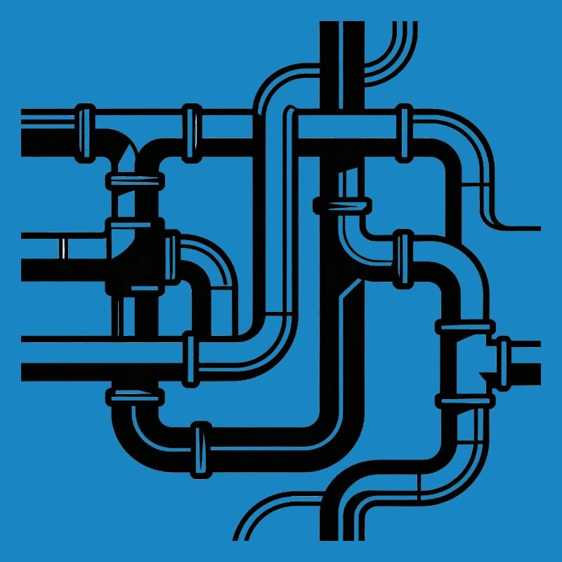 Intertwined Pipe Paths