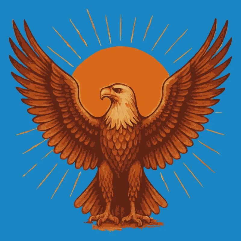 Fiery Solar Eagle