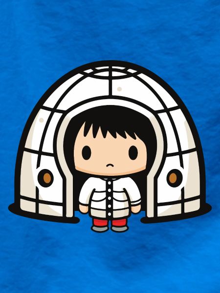 Winter Eskimo Iglu Comic