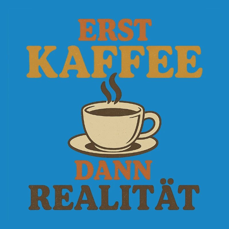 First coffee, then reality