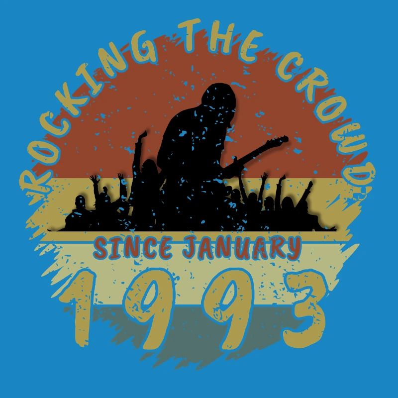 33rd Birthday Rocking the crowd GIT 01/1993