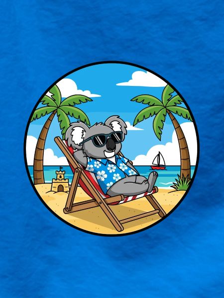 Coole Koala-Strandferien-Sommerstimmung