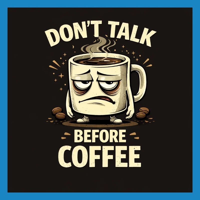 Don't talk before coffee