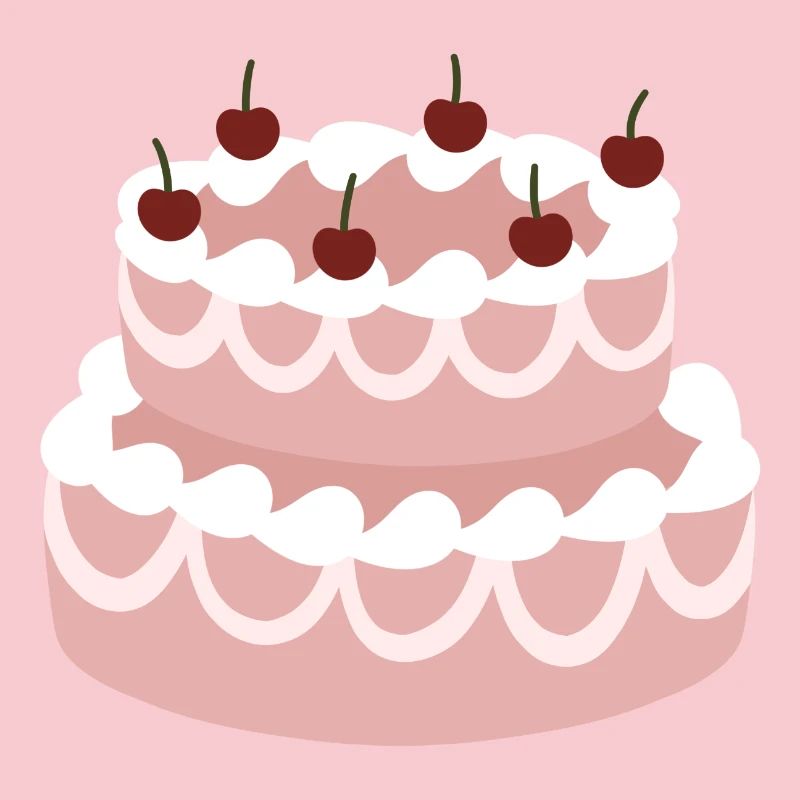 Cherry Pink Layer Cake