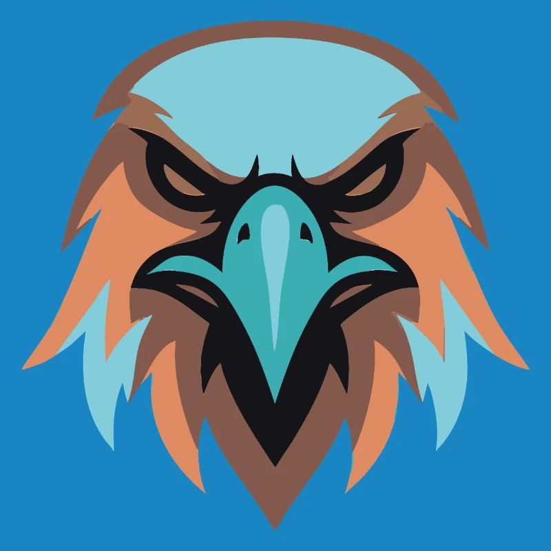 Eagle Head Turquoise Brown