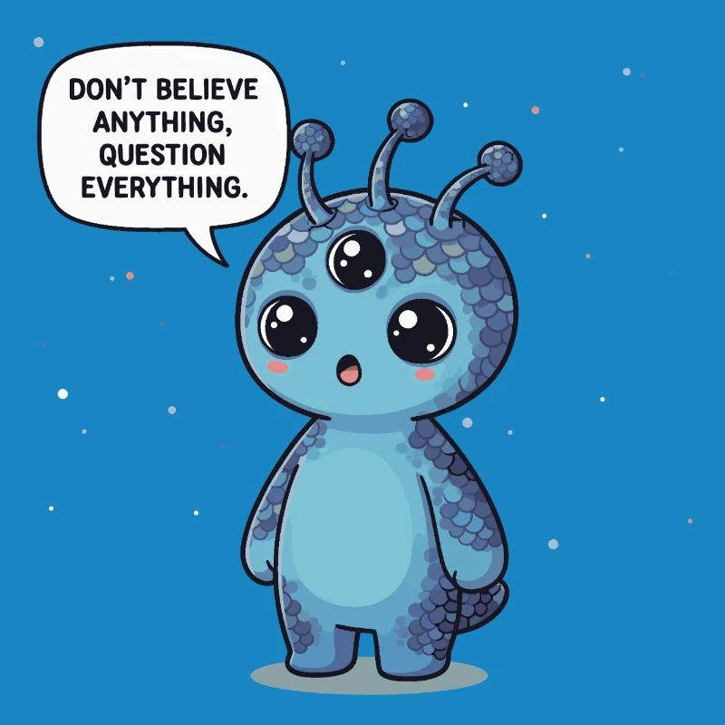 Cute Alien: Statement - Question everything