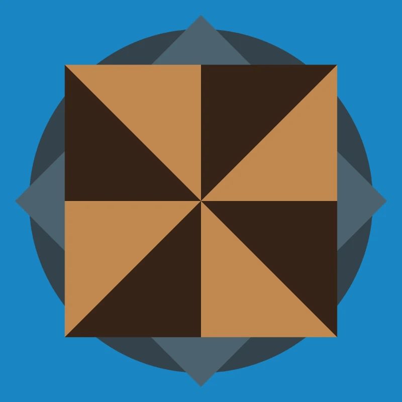 GÉOMÉTRIE DU NOYAU PYRAMIDAL | Œuvres d’art Basic Shapes