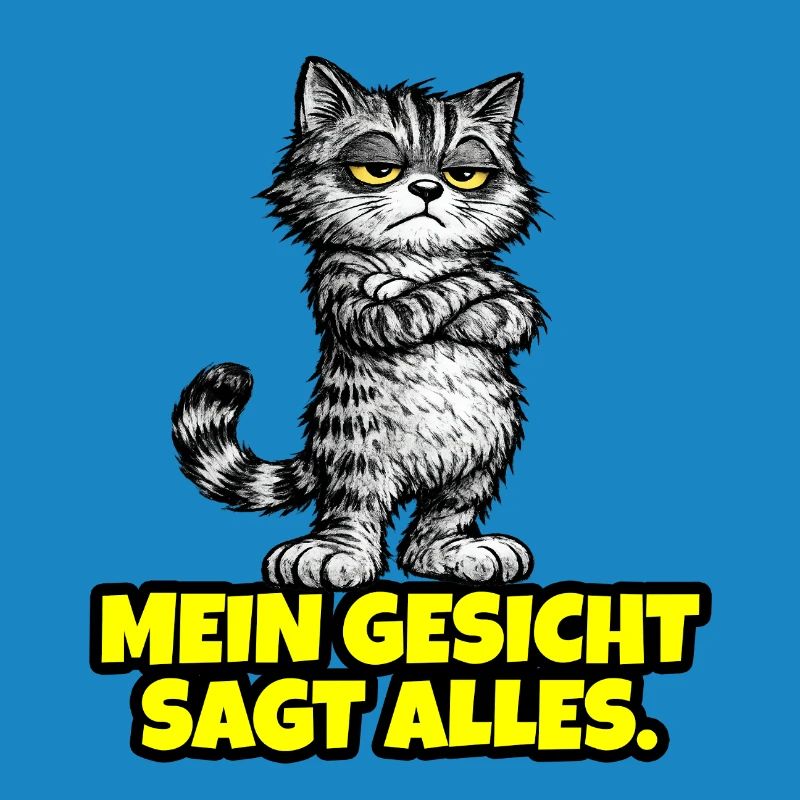 Mon visage en dit long. – Chef Chat (Grumpy)
