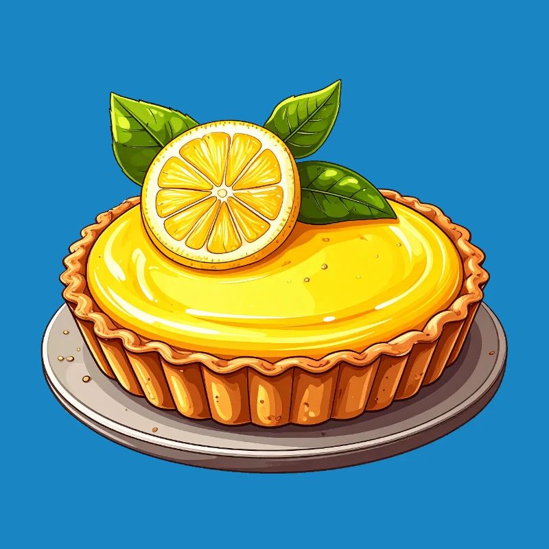 Cake with lemon