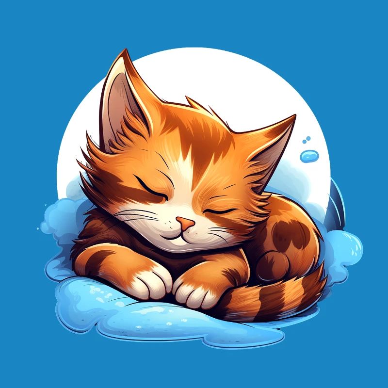 Cat Cuddle Dream on Cloud - Cat