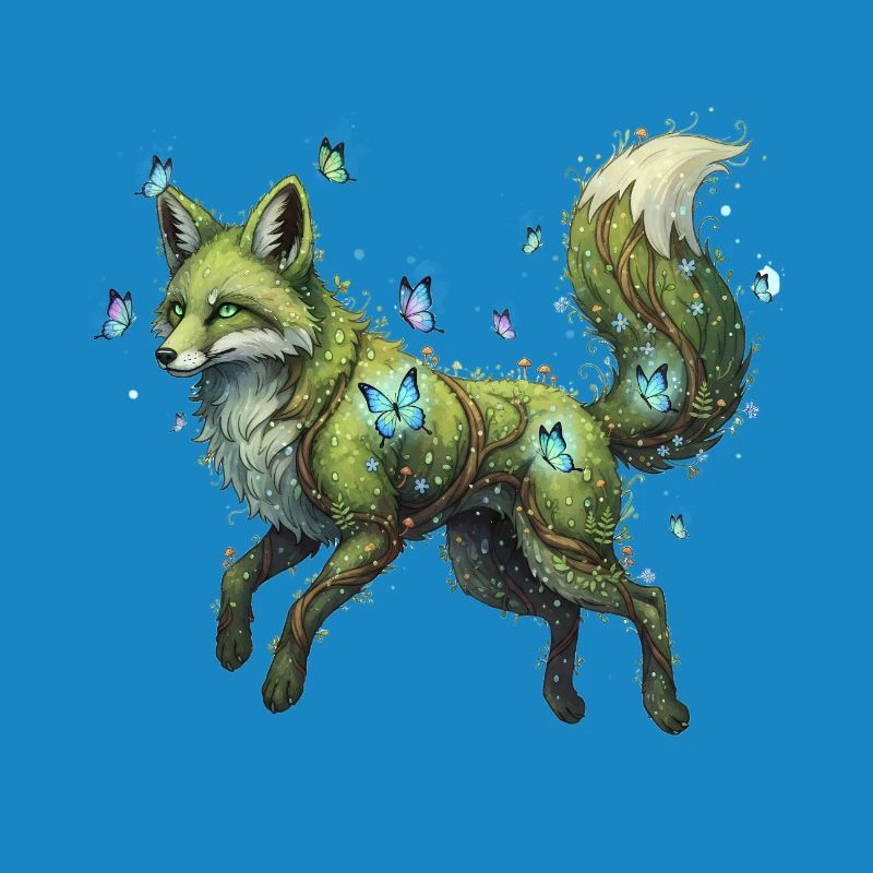 Green Fox Magic Butterfly