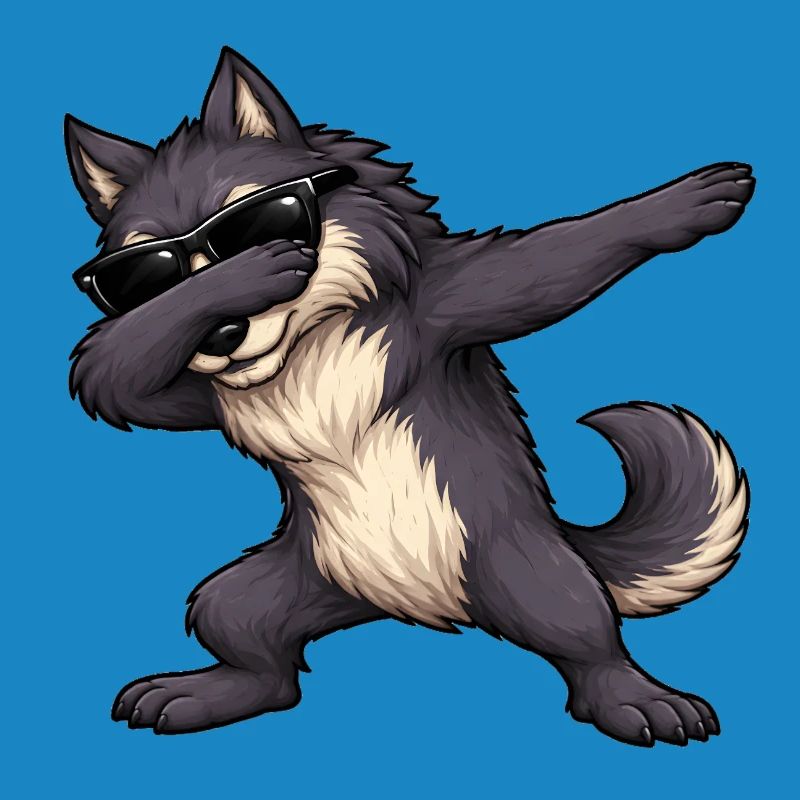 Dabbing Werewolf