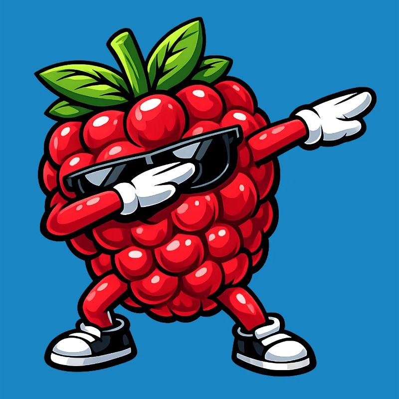 Dabbing Raspberry
