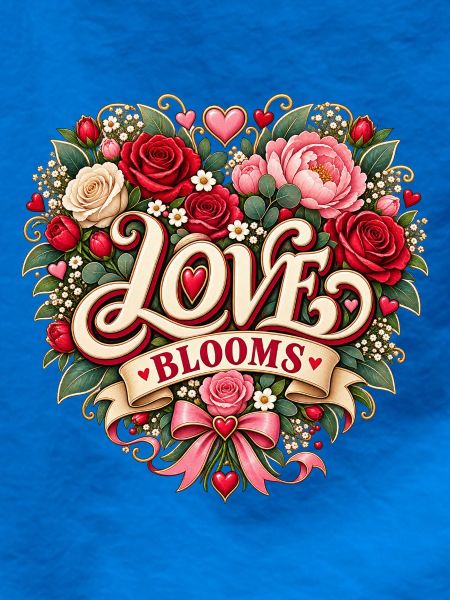 Love Blooms – Romantisches Blumenherz