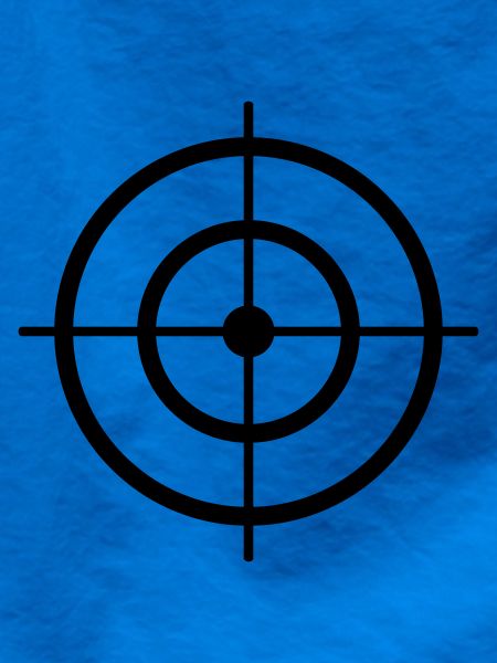 Zielscheibe Target dick