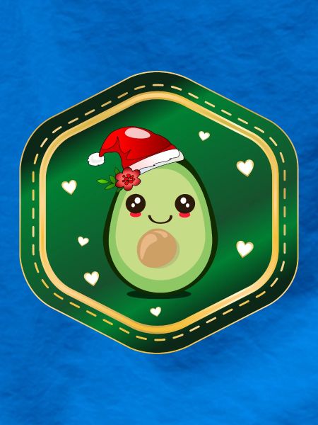 Weihnachts-Avocado