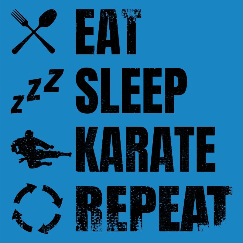 Routine de karatéka