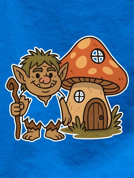Waldtroll am Pilzhäuschen