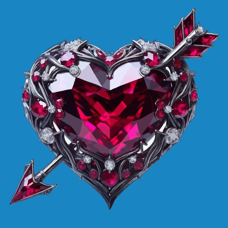 Ruby heart