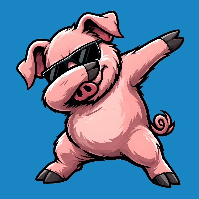 Dabbing Pig