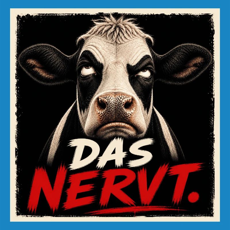 Das nervt - Kuh T-Shirt – Statement oder Geschenk
